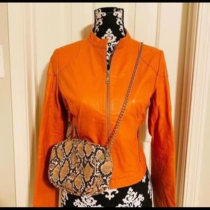 Wilson’s Leather Orange Jacket